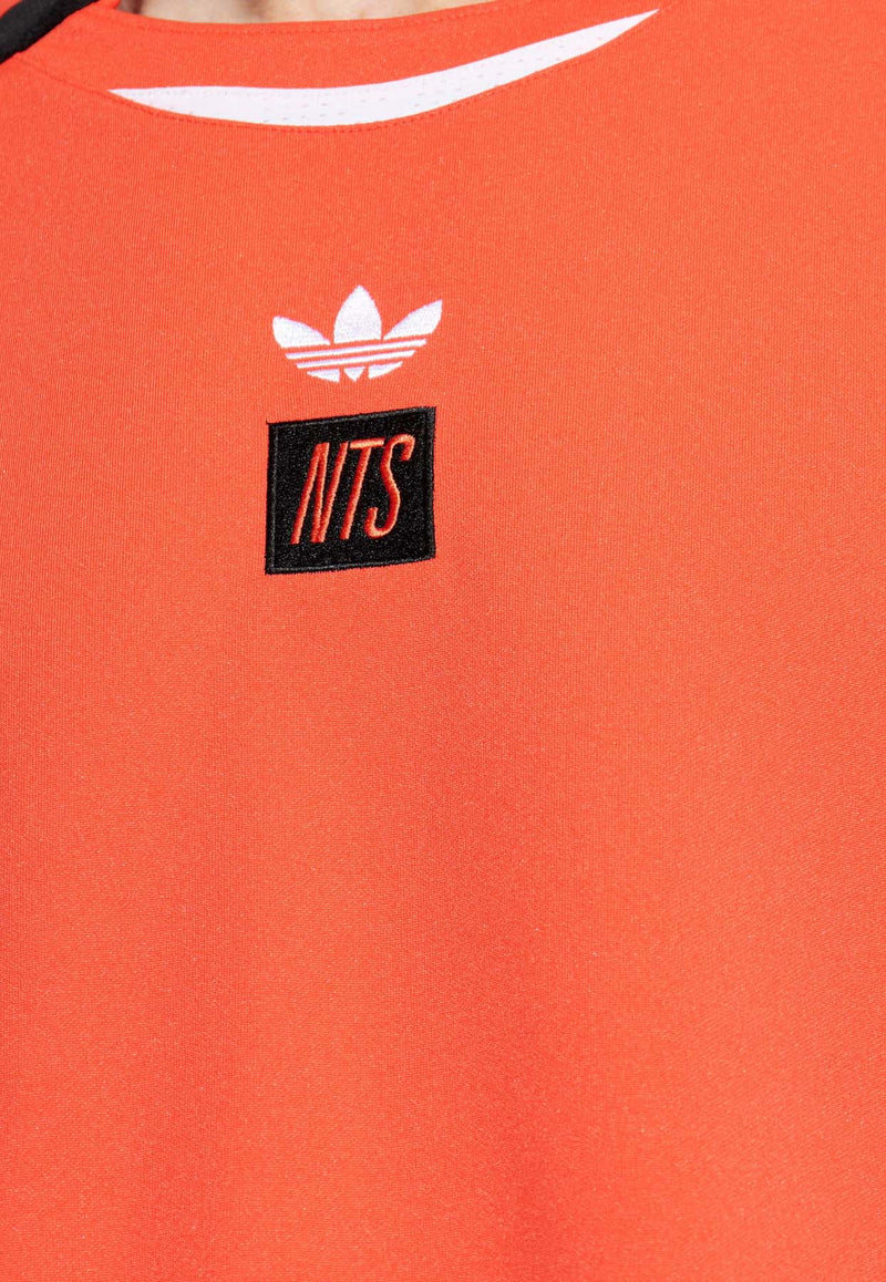 Adidas Originals X NTS Radio Logo Jersey T-shirt Red JI5150 0-BRIRED