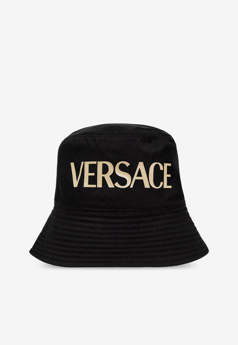 Versace Barocco Print Reversible Bucket Hat Beige 1012704 1A09232-5K410