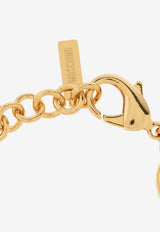 Moschino Teddy Bear Chain Bracelet Gold 24271 A9102 8401-0606