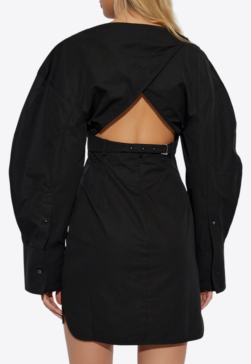 Jacquemus The Casaco Cut-Out Mini Dress Black 243DR199 1519-990