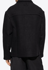 Jacquemus Le Manteau Wool Jacket Black 246CO039 1614-990