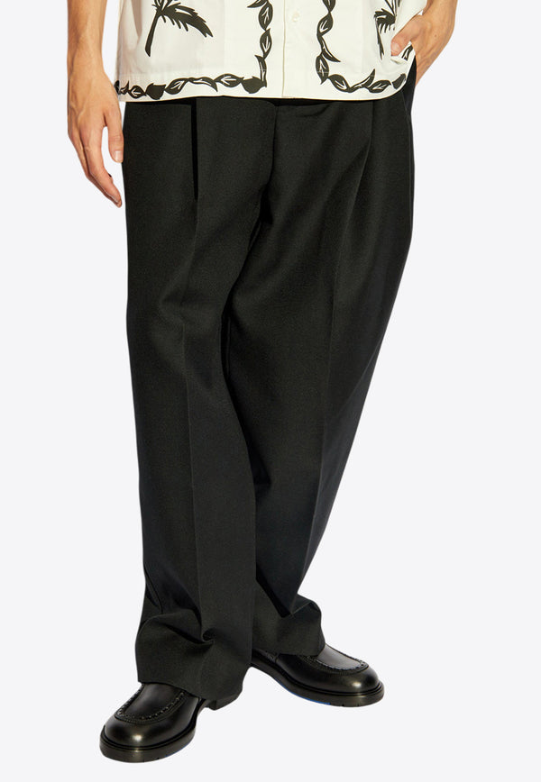 Jacquemus The Marzio Wide-Leg Tailored Pants Black 246PA109 1458-990