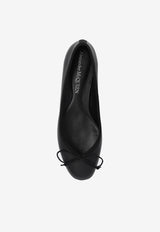 Alexander McQueen Armadillo Leather Ballet Flats Black 797579 WIG12-1399