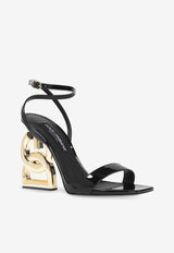 Dolce 
Gabbana Keira 105 Patent Leather Sandals Black CR1175 A1471-80999