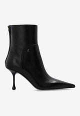 Jimmy Choo Cycas 80 Nappa Leather Ankle Boots Black CYCAS AB 80 NAP-BLACK