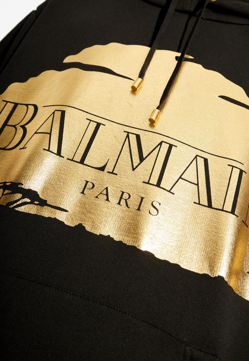 Balmain X Disney The Lion King Sunset Hooded Sweatshirt Black DHAJT047 GD89-EAD