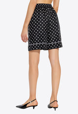 Dolce 
Gabbana Silk Polka Dot Shorts Black FTAM7T IS1VM-HNZQW