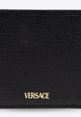 Versace Medusa Biggie Bi-Fold Leather Wallet Black DPU2463 1A10544-1B00V