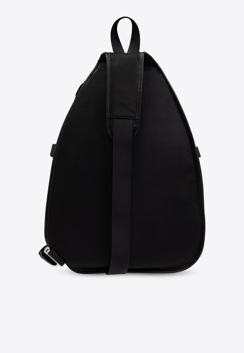 Kenzo Kenzography Logo One-Shoulder Backpack Black FE65SA120 B10-99