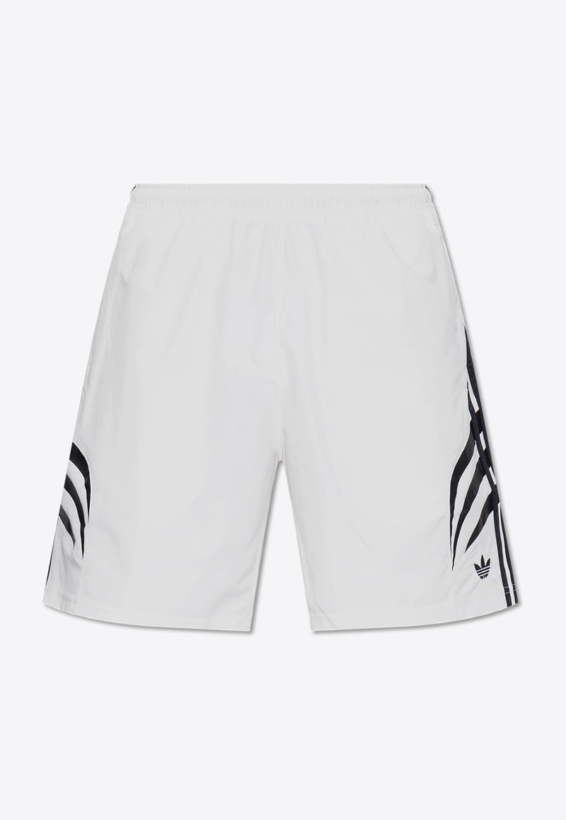 Adidas Originals Q3 Atlanta Logo Jersey Shorts White IX6729 0-CLOWHI