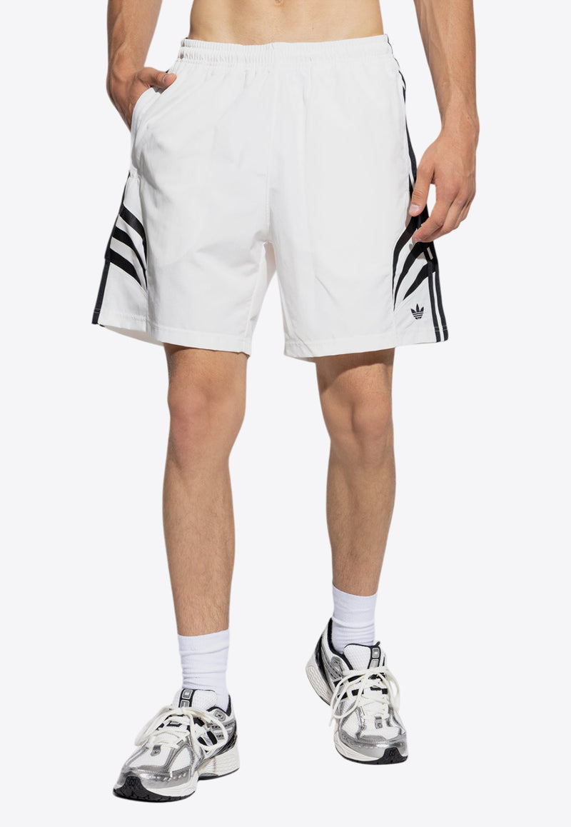 Adidas Originals Q3 Atlanta Logo Jersey Shorts White IX6729 0-CLOWHI