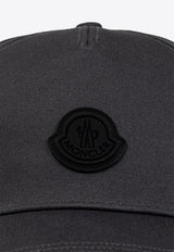 Moncler Logo Patch Baseball Cap Gray J20913B00007 0U082-944