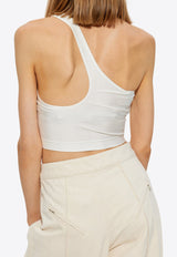 Adidas Originals One-Shoulder Cropped Top White IS2351 0-CLOWHI