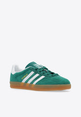 Adidas Originals Gazelle Indoor Suede Sneakers Green JI2062 M-COLLGREEN FTWWHT GUM