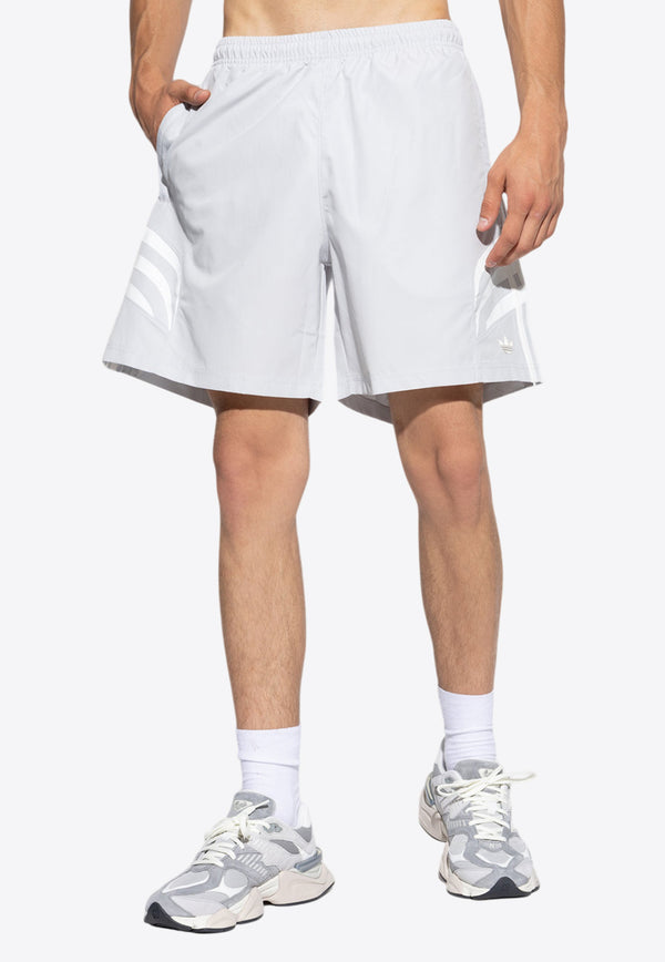 Adidas Originals Q3 Atlanta Track Shorts  Gray IZ2603 0-GREONE