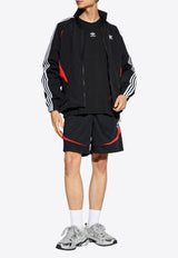 Adidas Originals Archive Logo Embroidered Track Shorts Black IX9642 0-BLACK BETSCA