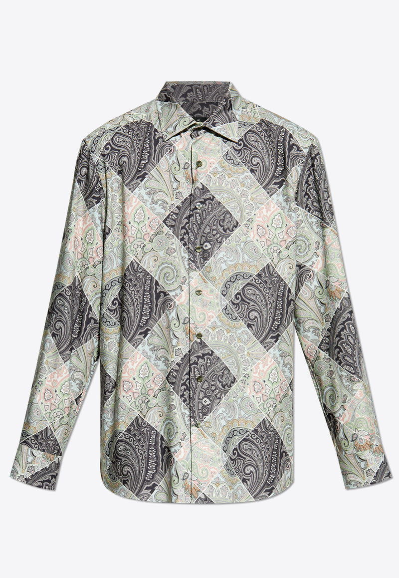 Etro Paisley Print Button-Up Shirt Multicolor MRIB0001 AK333-X0883