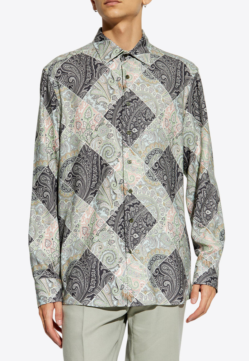 Etro Paisley Print Button-Up Shirt Multicolor MRIB0001 AK333-X0883