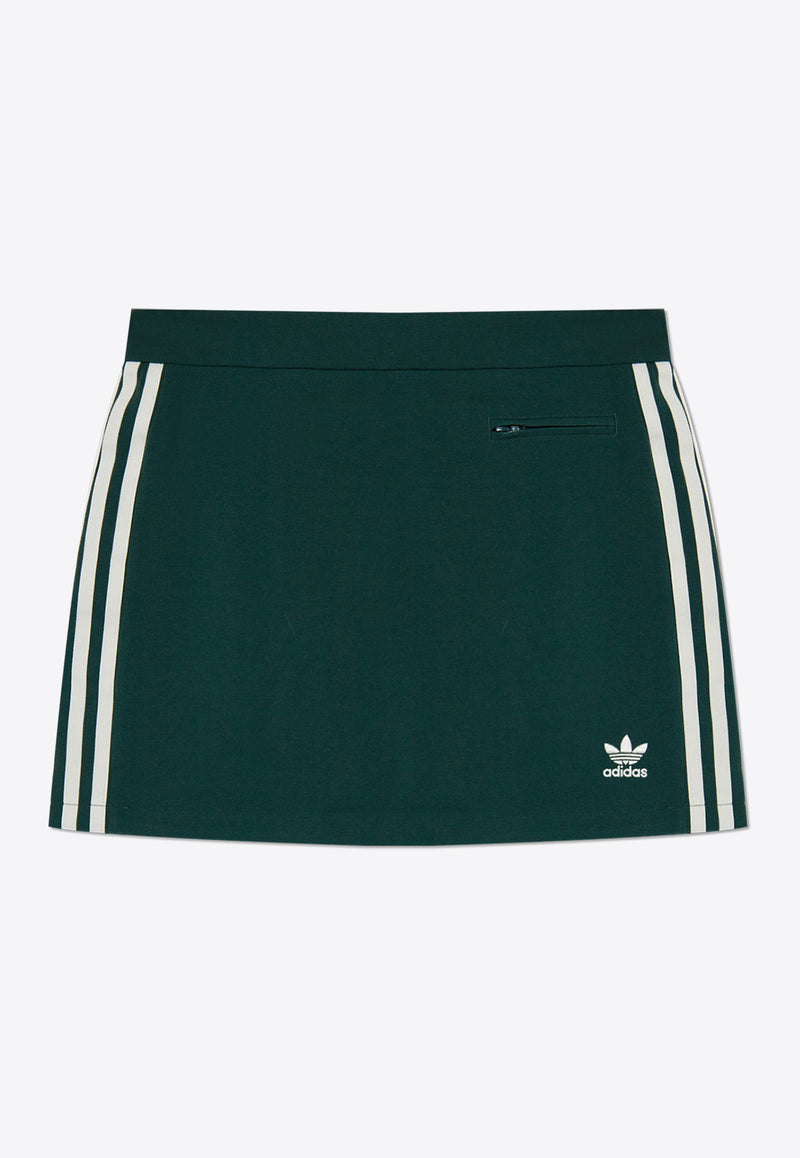 Adidas Originals Premium Originals Crepe Mini Skirt Green JF3730 0-MINGRE