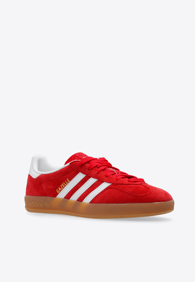 Adidas Originals Gazele Indoor Suede Sneakers Red JI2063 M-BETSCA FTWWHT GUM2