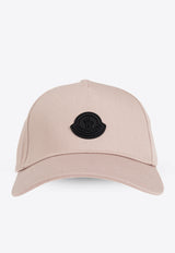 Moncler Logo Patch Gabardine Baseball Cap Pink J20933B00068 0U082-51T