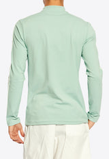 Adidas Originals Trefoil Logo Half-Zip Premium Sweatshirt Green JJ1445 0-HAZGRN