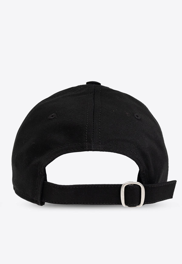 Off-White Out Of Office Baseball Cap Black OWLB045F24 FAB007-1001