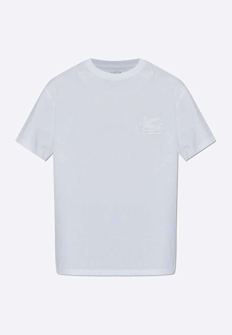 Etro Pegaso Embroidered T-shirt White MRMA0007 AR233-W0800