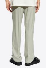 Etro Tailored Wool Blend Pants Gray MREA0001 99TU2G3-N8607