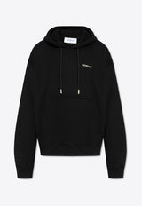 Off-White Cloud Arrow Hooded Sweatshirt Black OMBB085F24 FLE004-1061