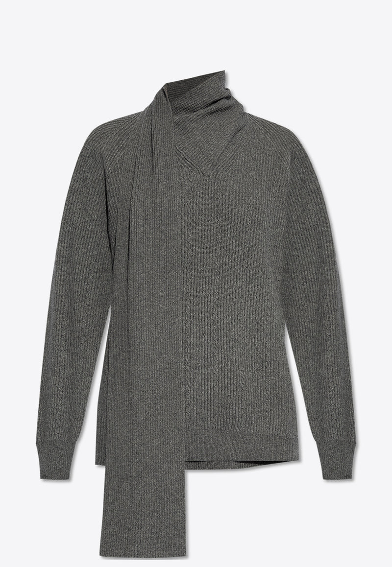 Etro Turtleneck Wool Blend Sweater Gray WRKE0166 AV393-N0352