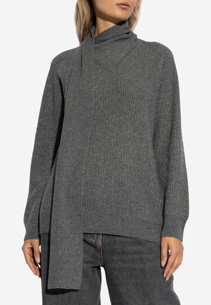 Etro Turtleneck Wool Blend Sweater Gray WRKE0166 AV393-N0352