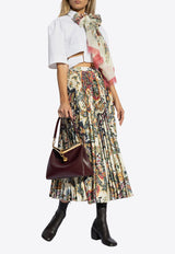 Etro Paisley Print Pleated Midi Skirt Multicolor WRFA0058 99SASF7-X0820