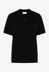 Off-White Arrows Embroidered Crewneck T-shirt Black OWAA089F24JER002_1084