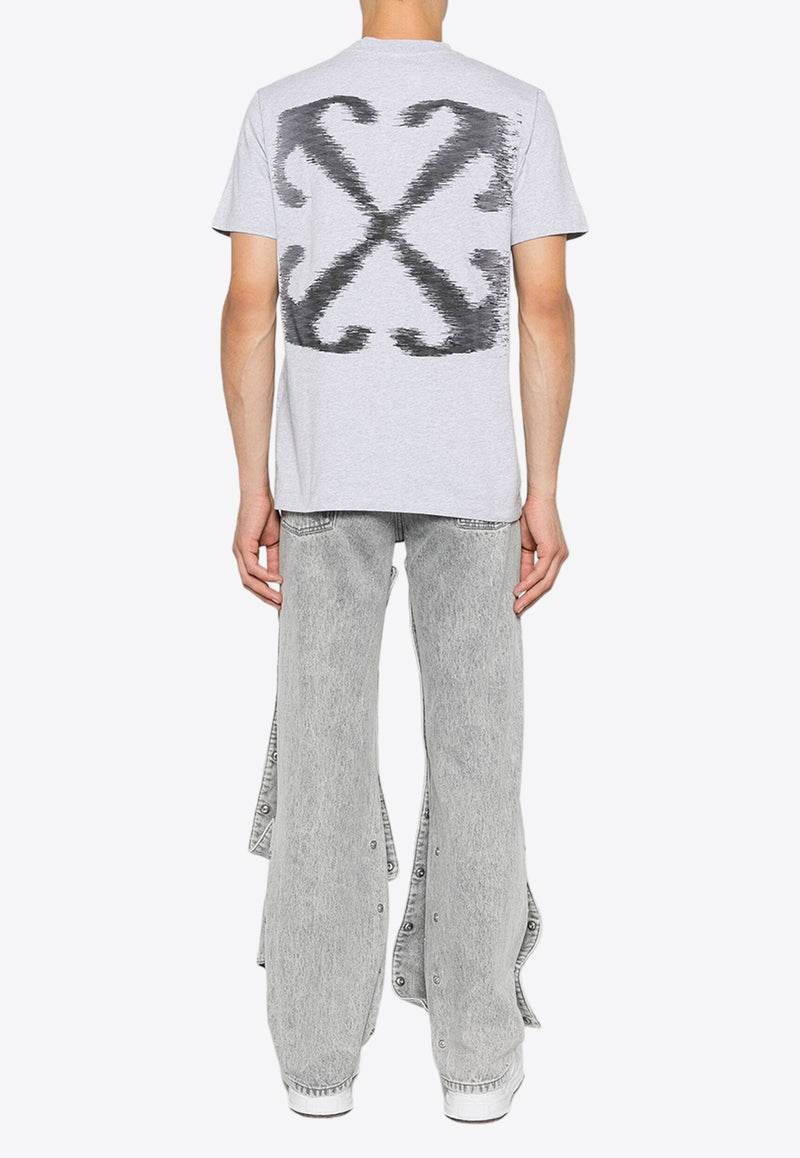 Off-White Windy Arrow T-shirt Gray OMAA027F24JER004_0510