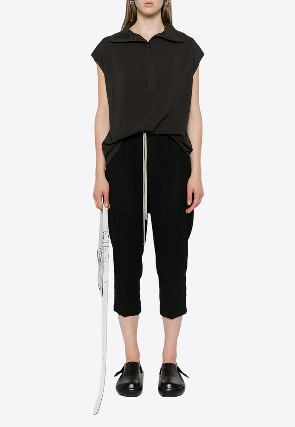 Rick Owens Astaires Cropped Wool Pants Black RP02D3303WA_09