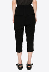 Rick Owens Astaires Cropped Wool Pants Black RP02D3303WA_09