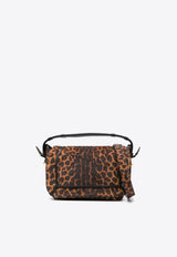 Jérôme Dreyfuss Small Pepito Leopard Print Suede Crossbody Bag Brown 44PEPSCR_Léo Chamois