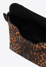 Jérôme Dreyfuss Small Pepito Leopard Print Suede Crossbody Bag Brown 44PEPSCR_Léo Chamois