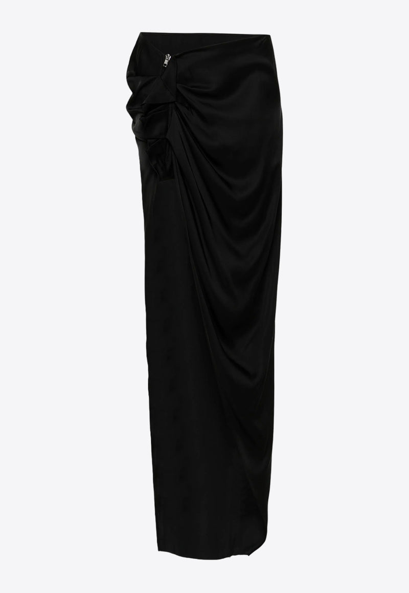 Rick Owens Edfu Asymmetrical Skirt Black RP02D3336SCH_09