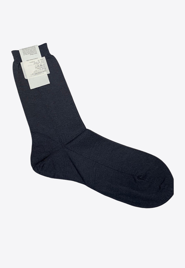 ANTIPAST Essential Crew Socks Navy ANP58GREY_NAVY