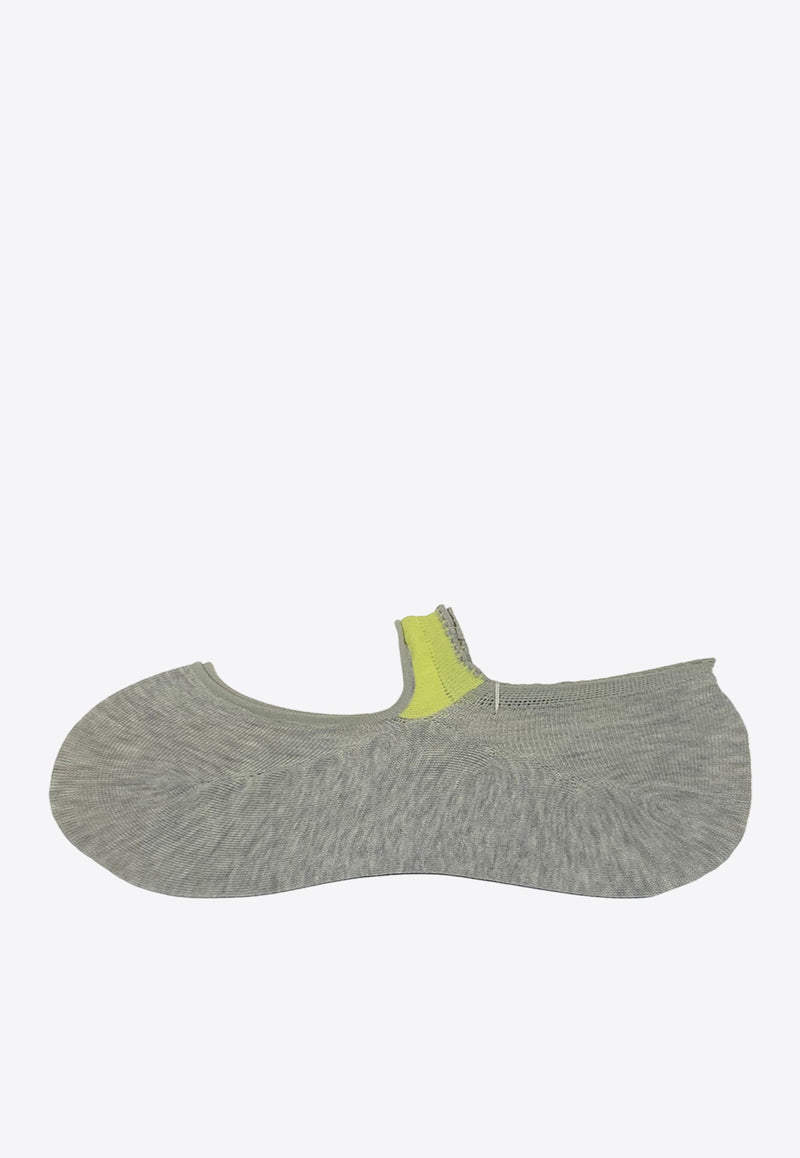 ANTIPAST Low-Cut Ballerina Socks Gray AM483S_FLUO GREY