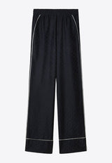 Off-White Straight-Leg Pajama Style Pants Black OWCA186F23FAB002_1010