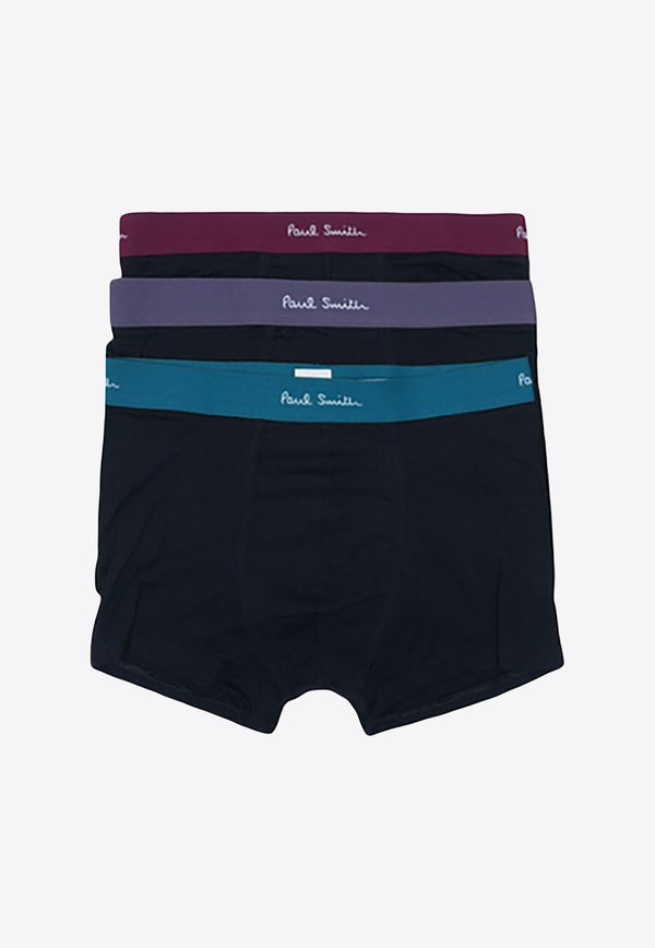 Paul Smith Logo Print Briefs - Set of 3 Black M1A914M3PKQ_79