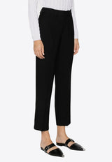 P.A.R.O.S.H Randy Tapered-Leg Tailored Pants Black D232267RANDY_013