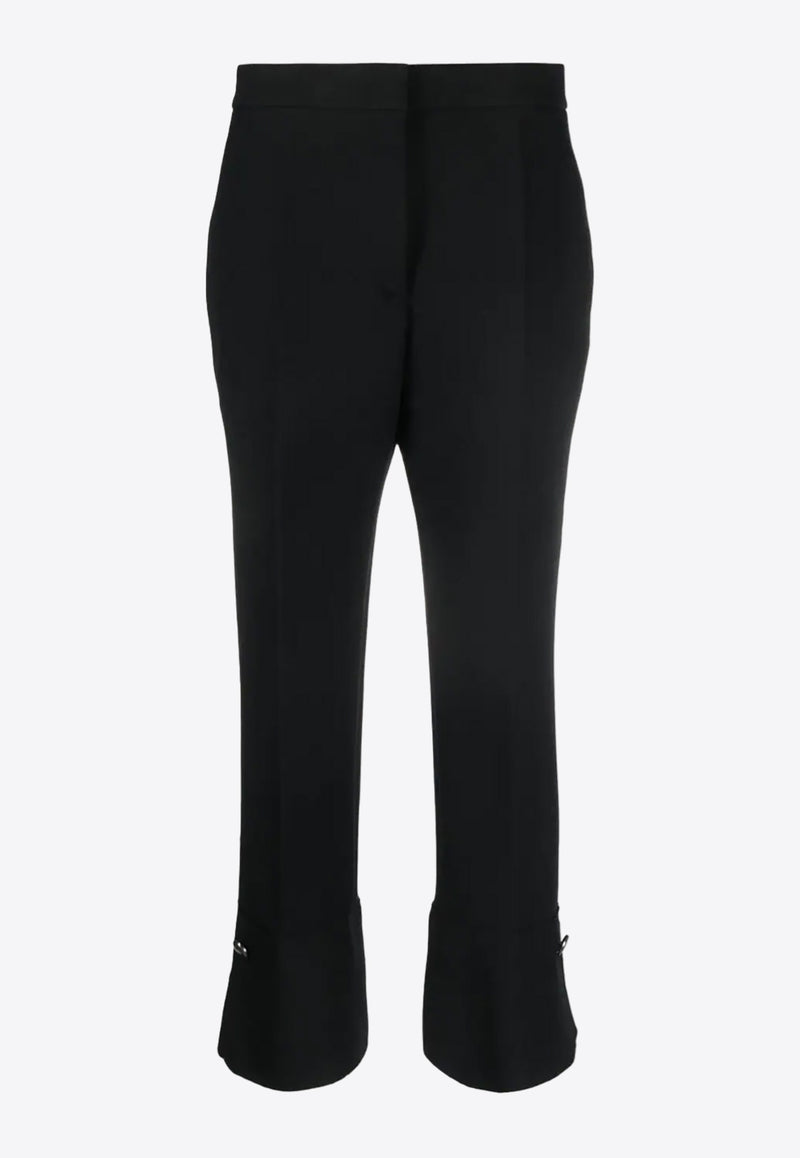 MSGM High-Waist Flared Pants Black 3541MDP07237612_99