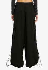 Palm Angels Wide-Leg Cargo Pants Black PWCF009E23FAB001_1010