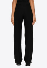 MSGM Tailored Straight-Leg Pants Black 3542MDP14237806_99