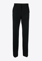 MSGM Tailored Straight-Leg Pants Black 3542MDP14237806_99