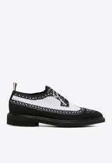 Thom Browne Trompe L
oeil Longwing Brogue Shoes Black MFD266AE0648_980